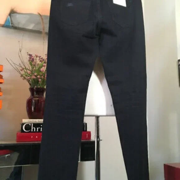 Adriano Goldschmed Black Stretch Cigarette Jeans